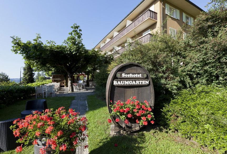 Hotel Gästehaus Baumgarten Kehrsiten Exterior foto