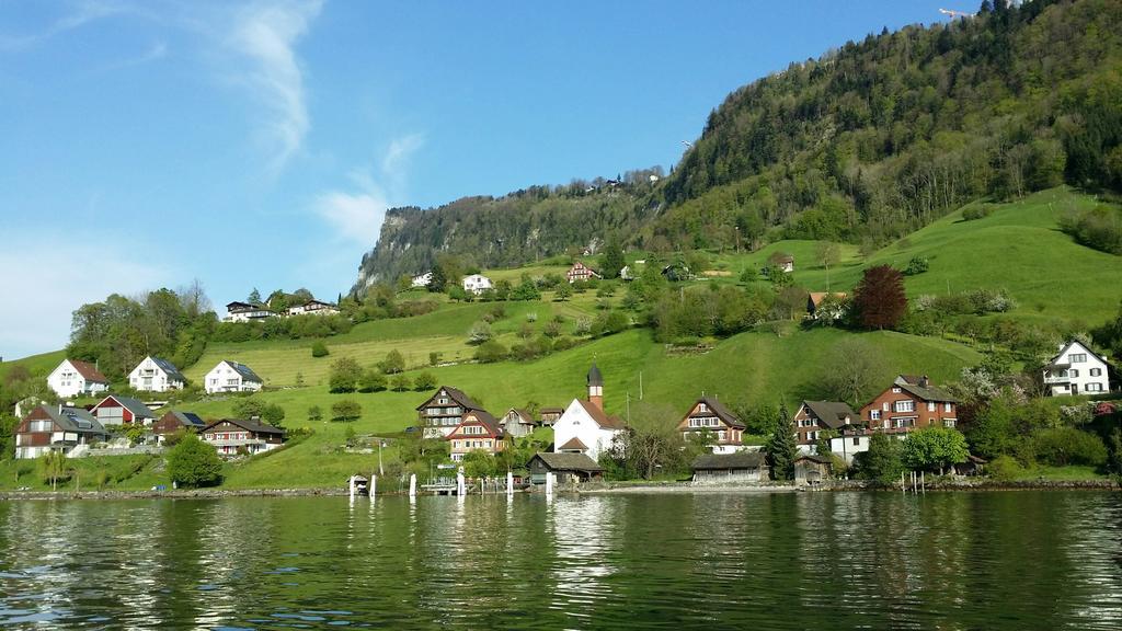 Hotel Gästehaus Baumgarten Kehrsiten Exterior foto